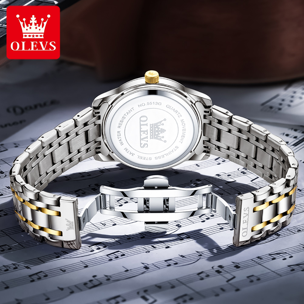 OLEVS Brand Fashion men's watc - đánh giá và giá Luxury Quartz Watch Brands