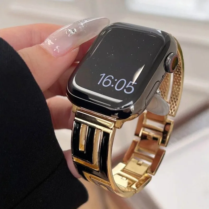 Luxury Metal Strap For Apple W - đánh giá và giá Luxury Watch Apple Bands
