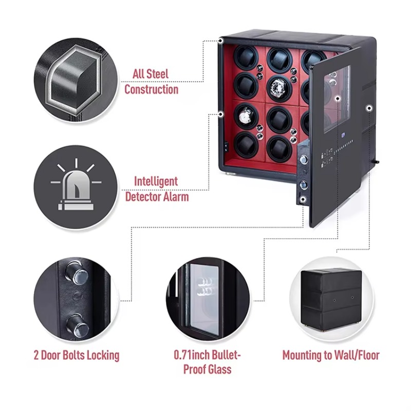 Luxury 12 Automatic Rotors and - đánh giá và giá Luxury Watch Winder