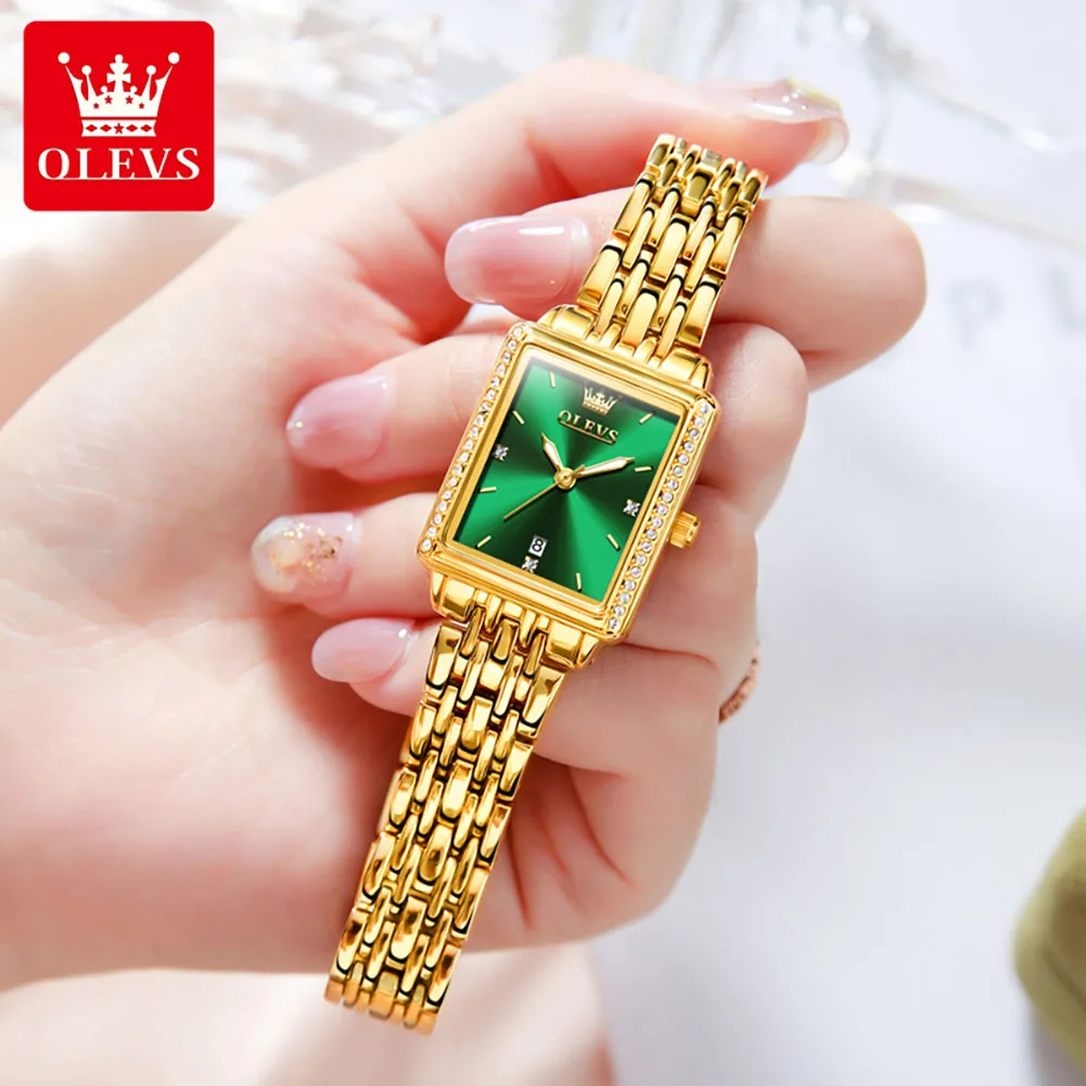 OLEVS 9995 Elegant Quartz Ladi - đánh giá và giá Luxury Watch Female