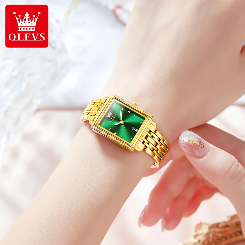 OLEVS 9995 Elegant Quartz Ladi - đánh giá và giá Luxury Watch Female
