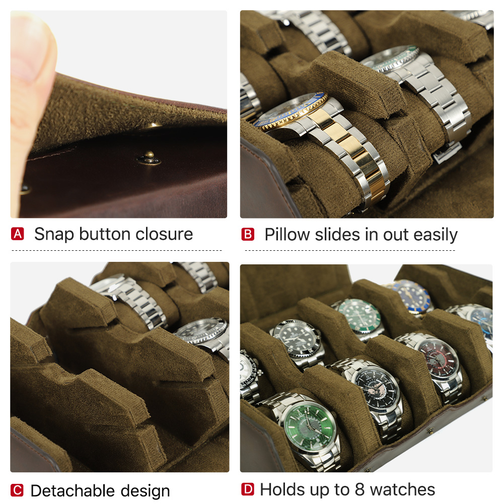 CONTACT'S FAMILY Luxury Genuin - đánh giá và giá Luxury Watch Travel Case