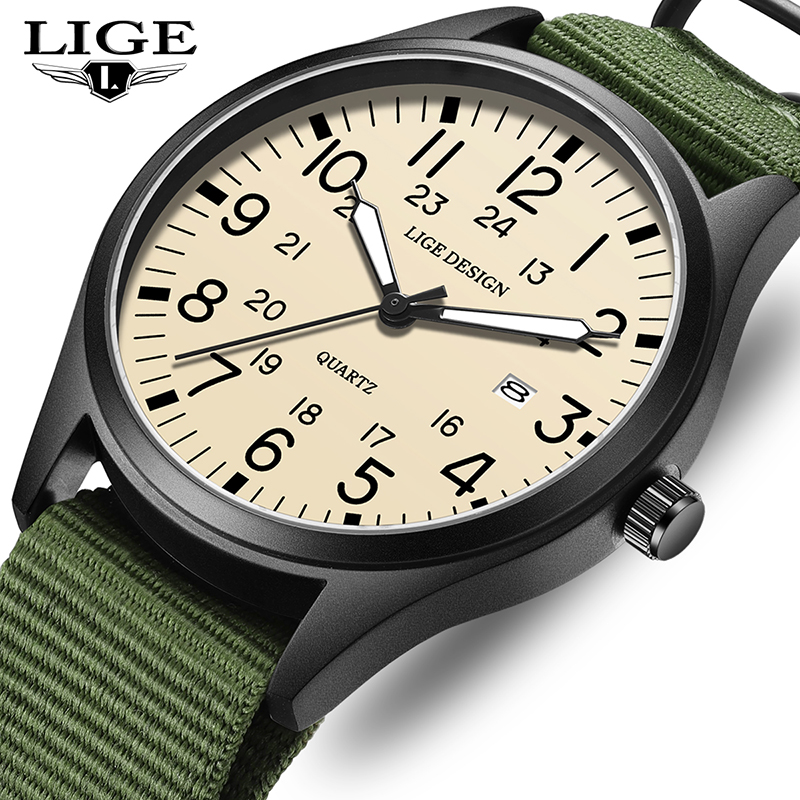 LIGE 2025 TOP NEW quartz wrist - đánh giá và giá Luxury Watch Green
