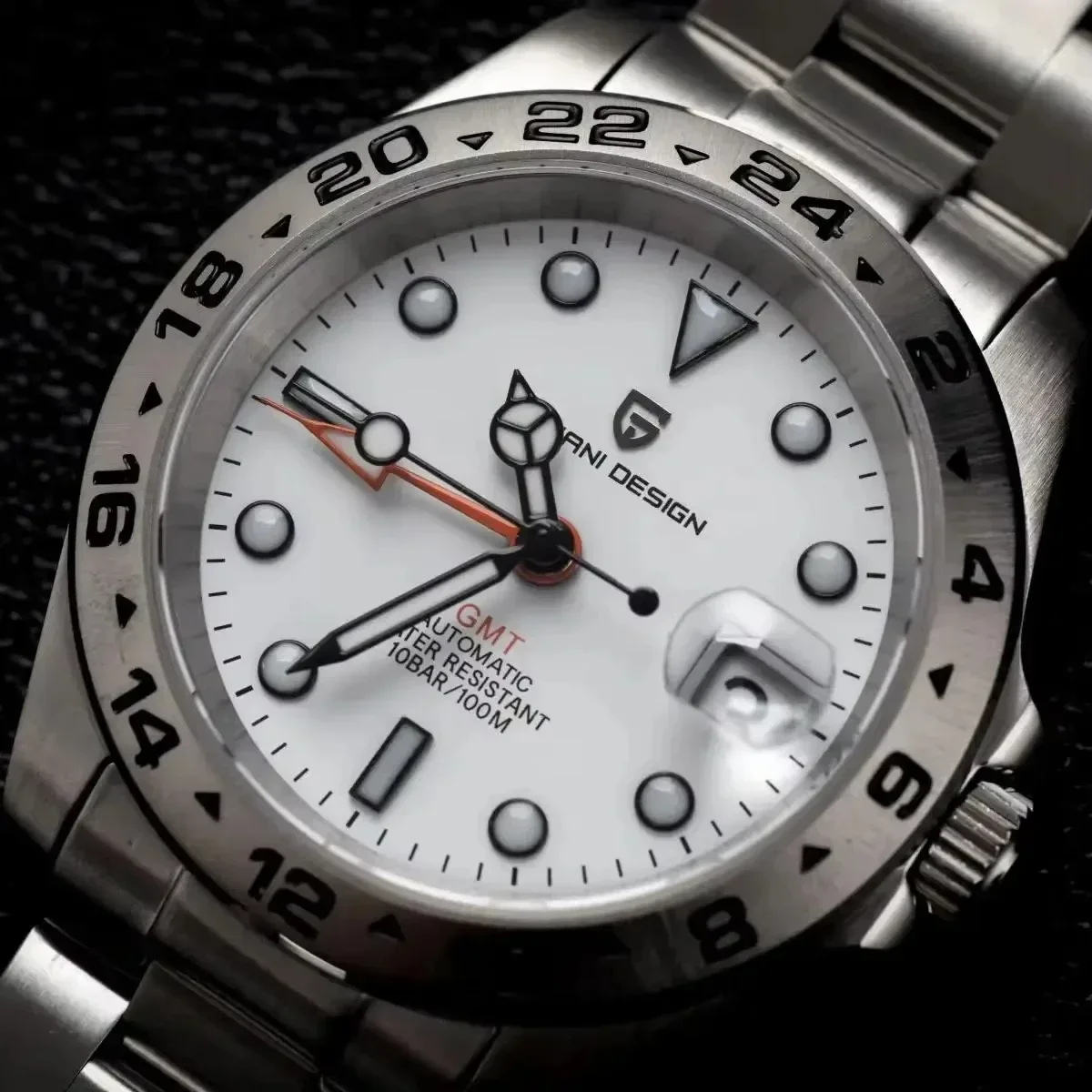 PAGANI DESIGN DG5833 GMT Autom - đánh giá và giá Luxury Watch Display
