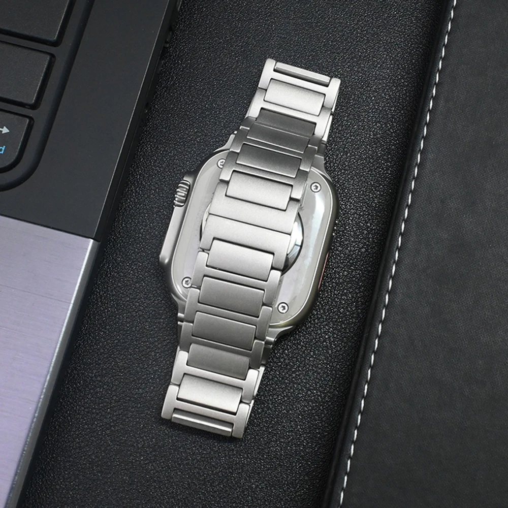 Titanium Men Strap for Apple W - đánh giá và giá Luxury Watch Apple Bands