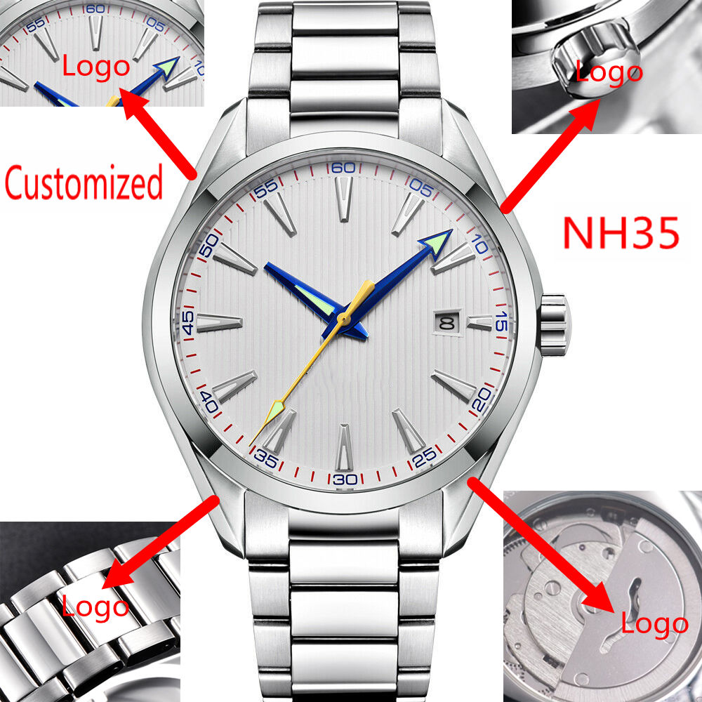 Custom Logo 41mm Men Miyota/NH - đánh giá và giá Luxury Watch Logo