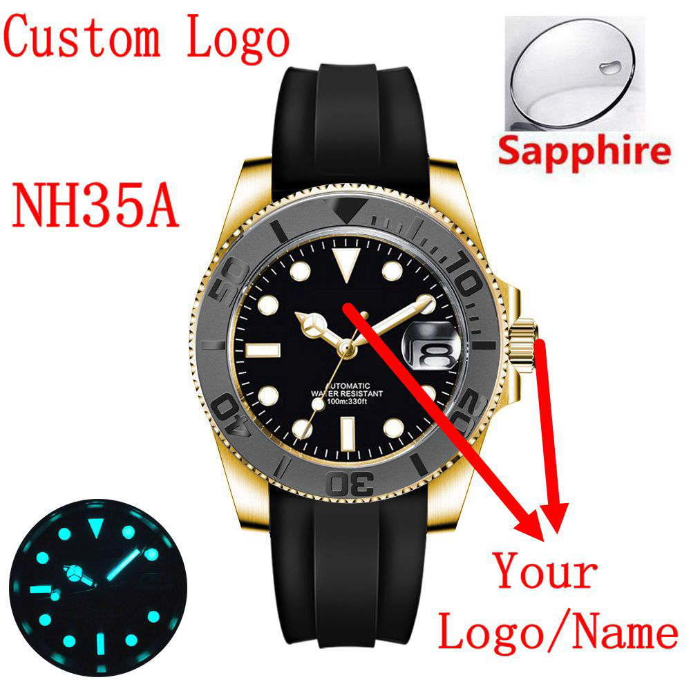 Custom logo 40mLuxury NH35/ Mi - đánh giá và giá Luxury Watch Logo