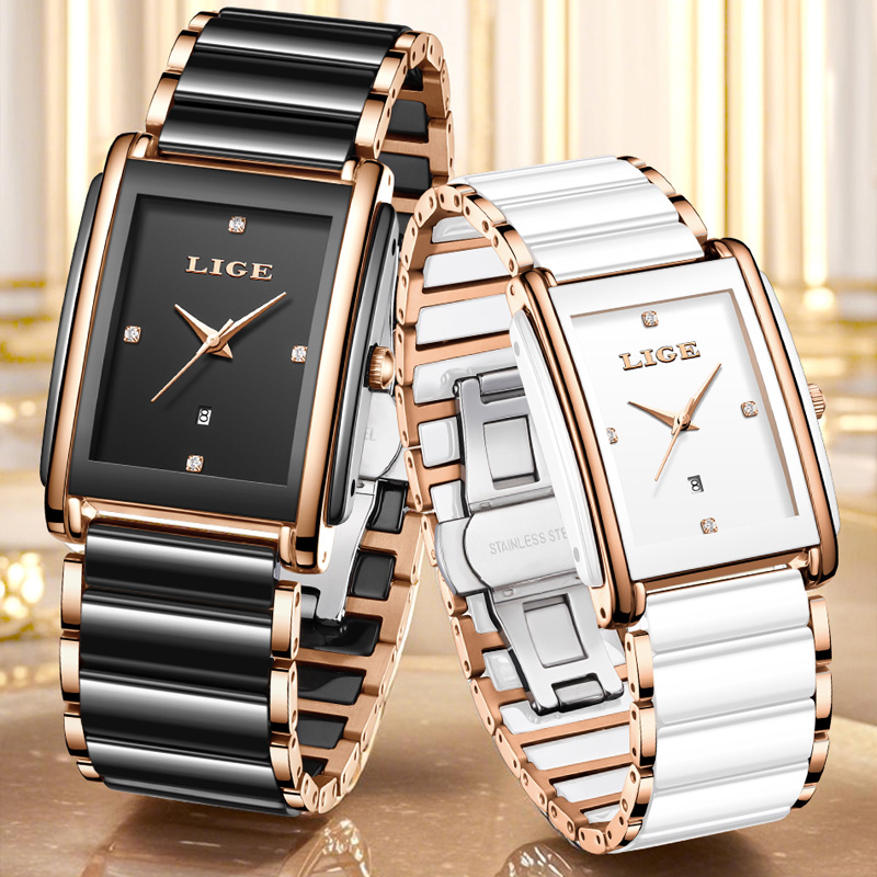 LIGE Fashion Elegant Women's W - đánh giá và giá Luxury Watch Travel Case