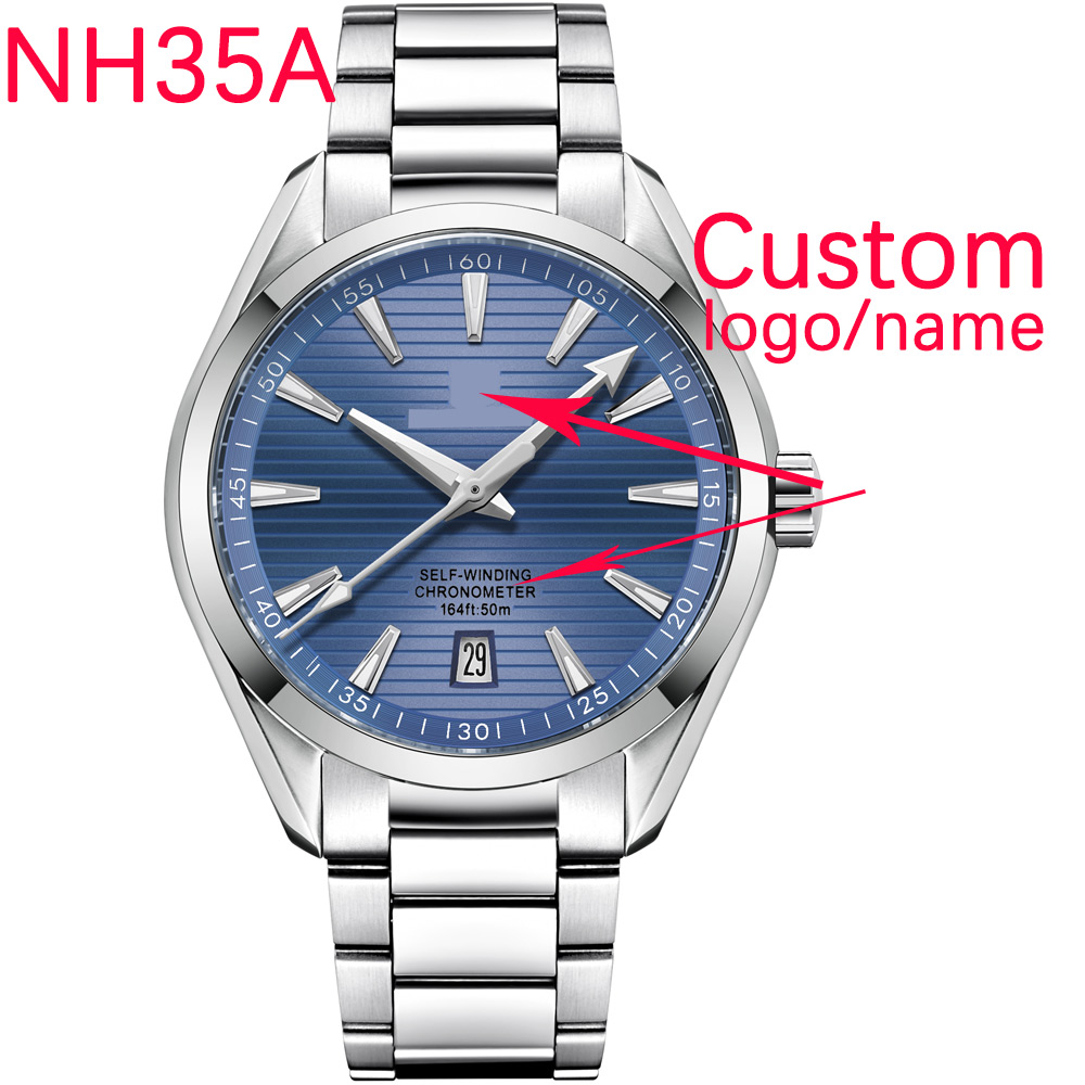Luxury NH35 Movt Custom Logo 4 - đánh giá và giá Luxury Watch Logo